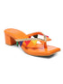 GNIST Multicolour Ethnic Block Heels